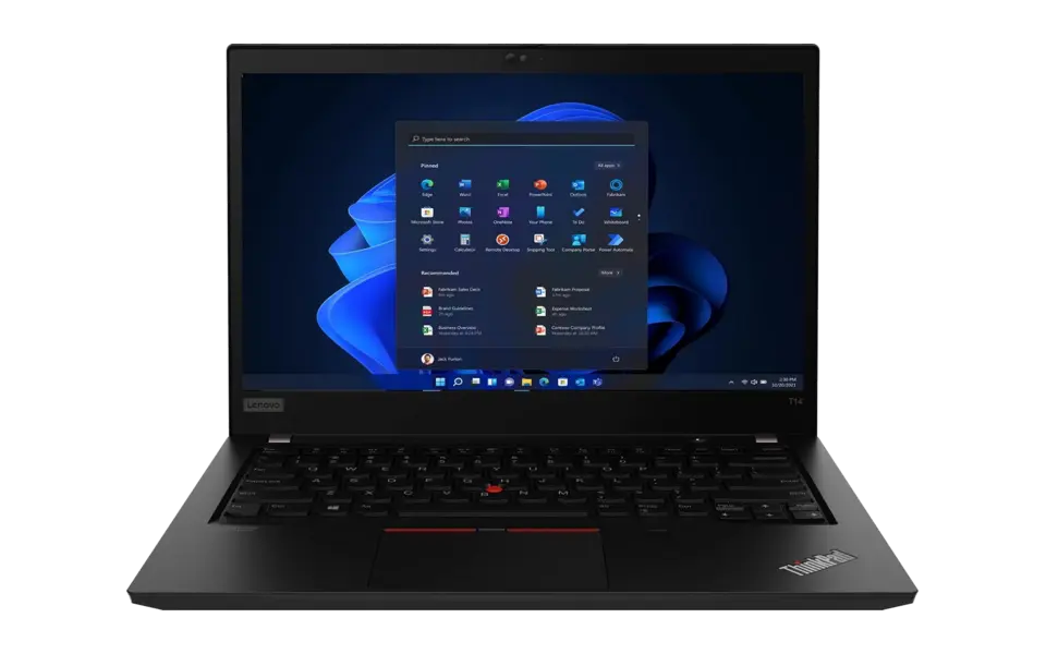 Lenovo ThinkPad T14 para locação corporativa